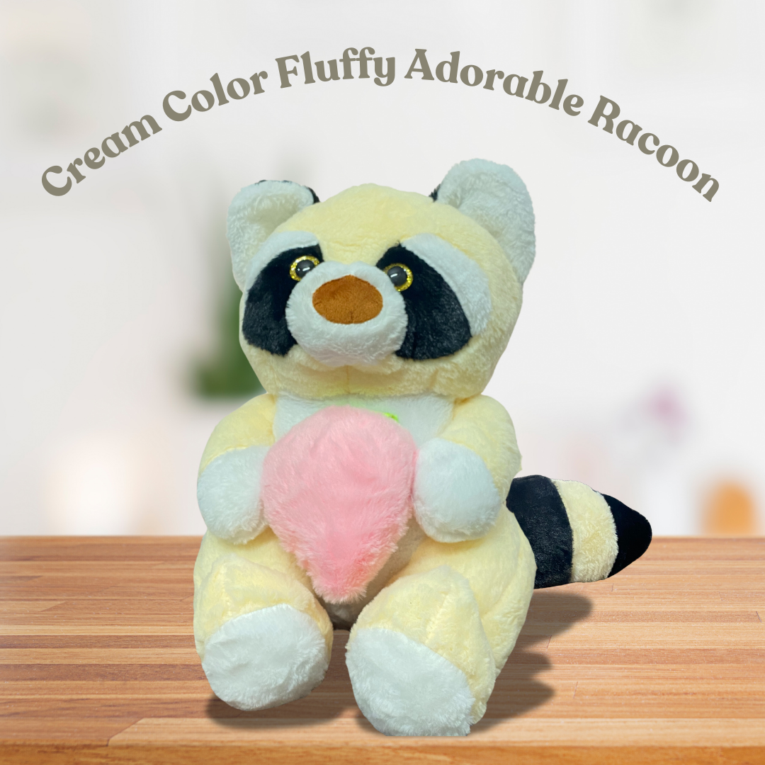 Big Cute and Cuddly Raccoon teddy bear soft toy