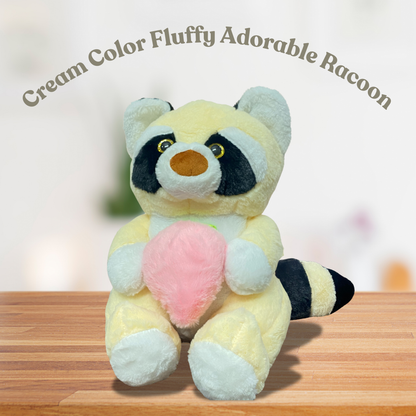 Big Cute and Cuddly Raccoon teddy bear soft toy