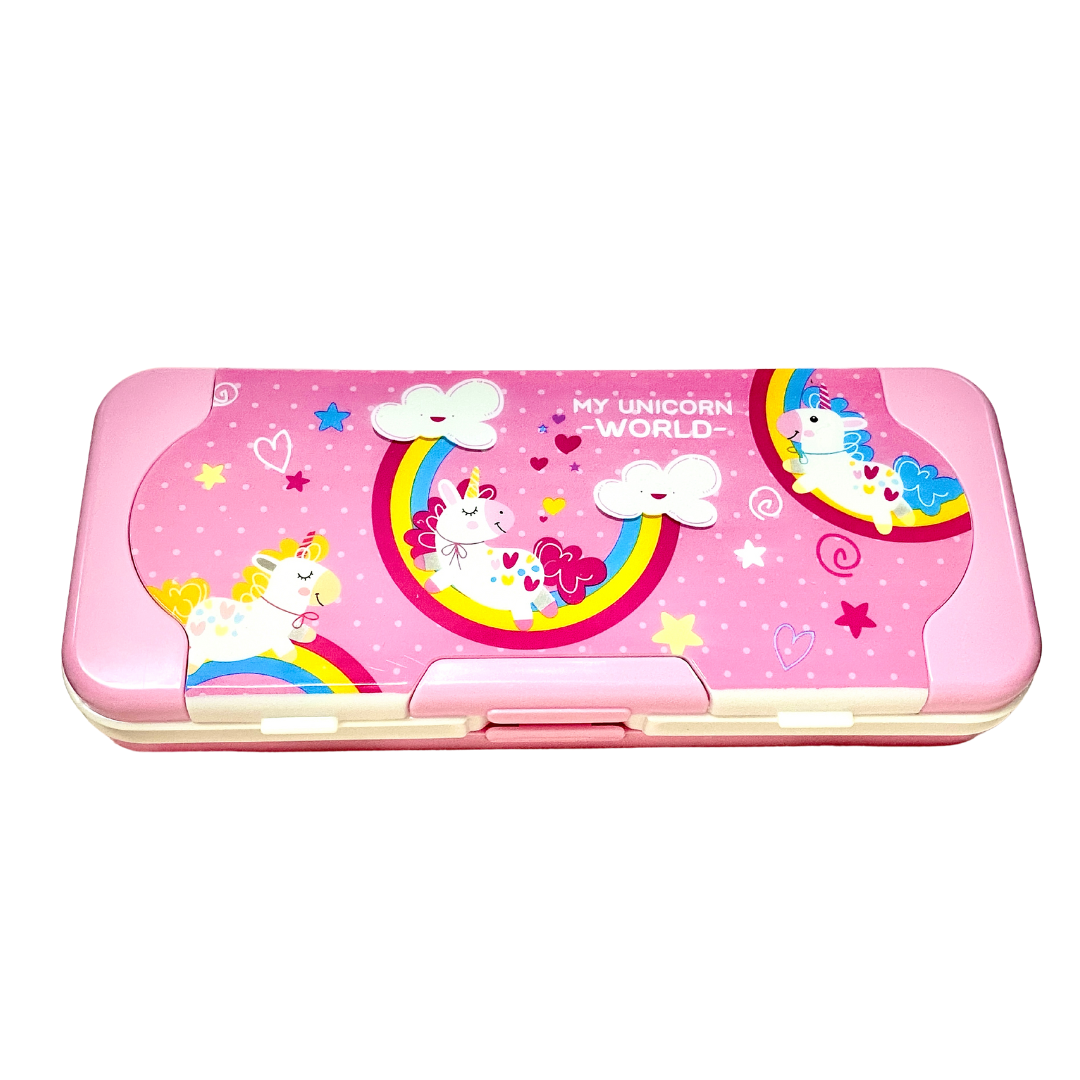 Cute Pink Pencil box for school kids