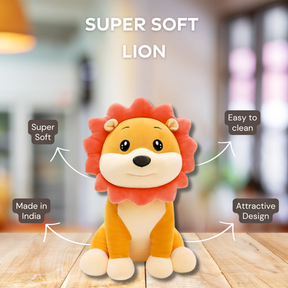 Sitting Lion Soft Toy : A Regal and Cozy Companion