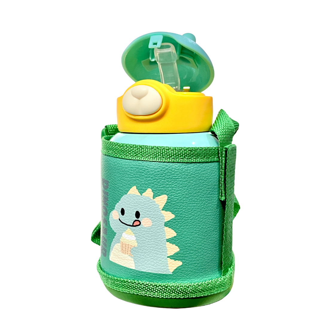 Adorable and Durable: Cute Kids Sipper Water Bottle with Strap