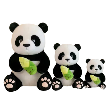 Adorable Panda with Corn Soft Toy