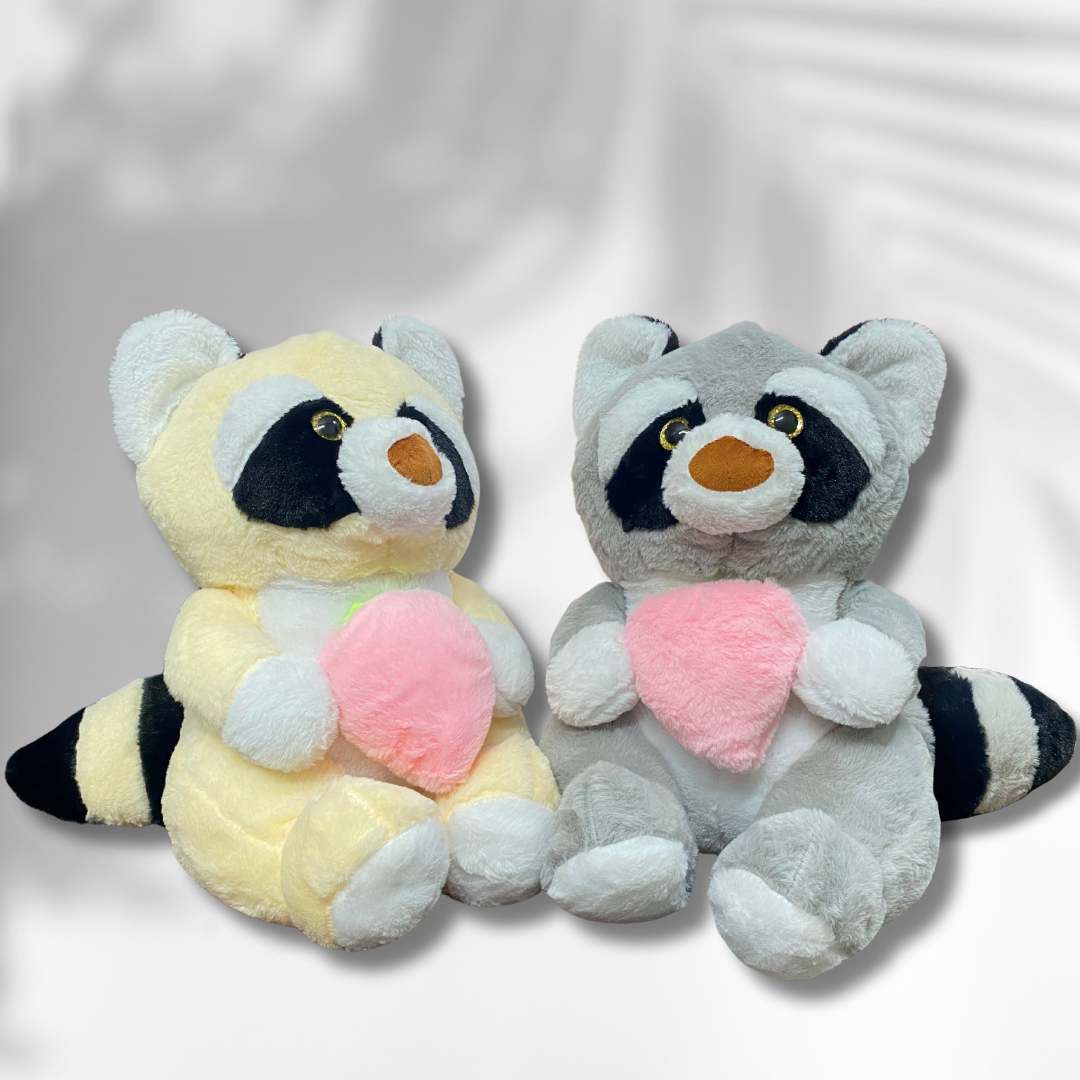 Big Cute and Cuddly Raccoon teddy bear soft toy