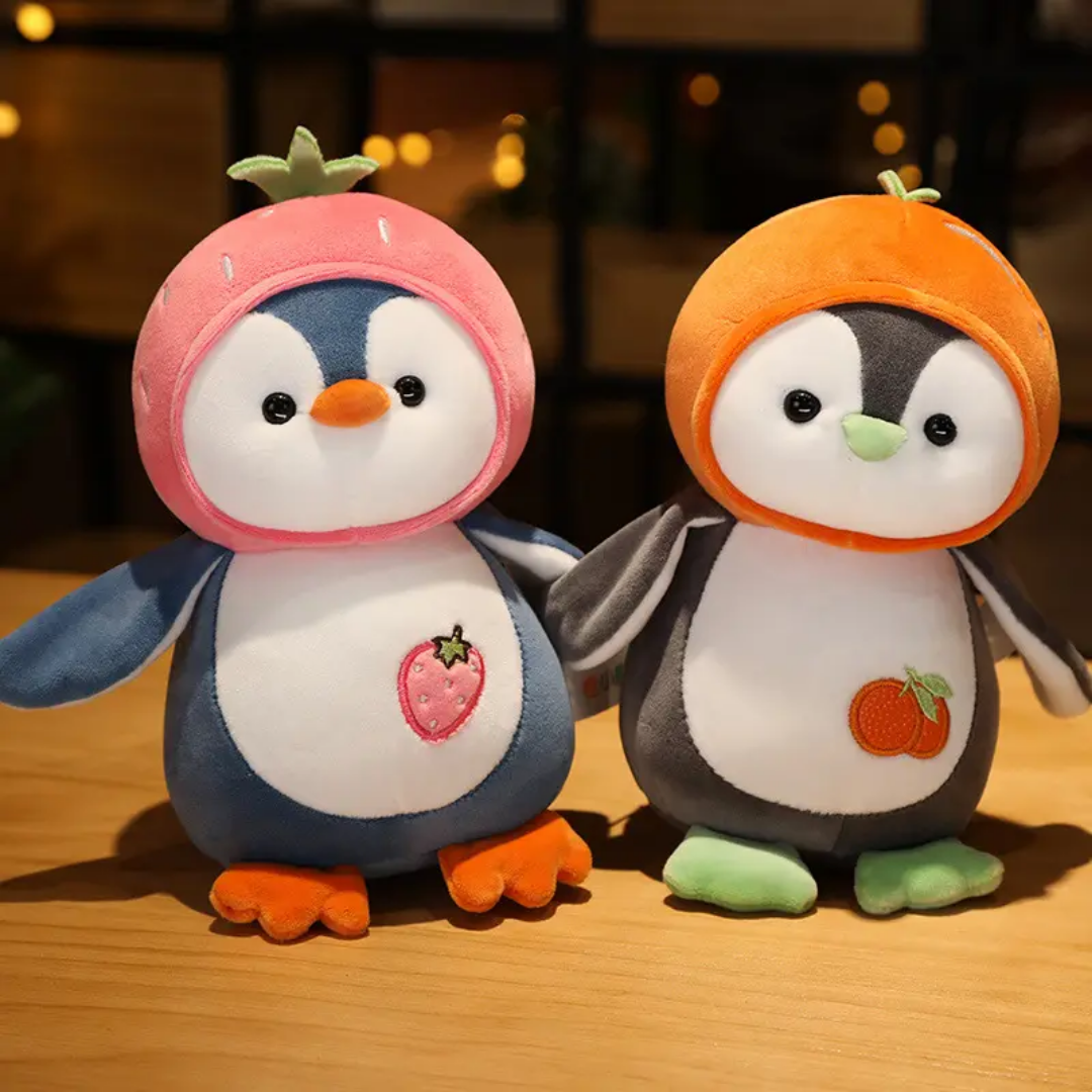 Fruit Penguin Soft Toy | Adorable Plush Toy for Kids