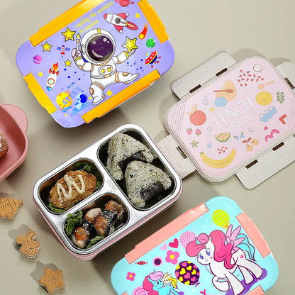 Kids Astronaut Printed Bento Lunch Box