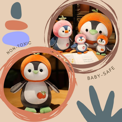 Fruit Penguin Soft Toy | Adorable Plush Toy for Kids