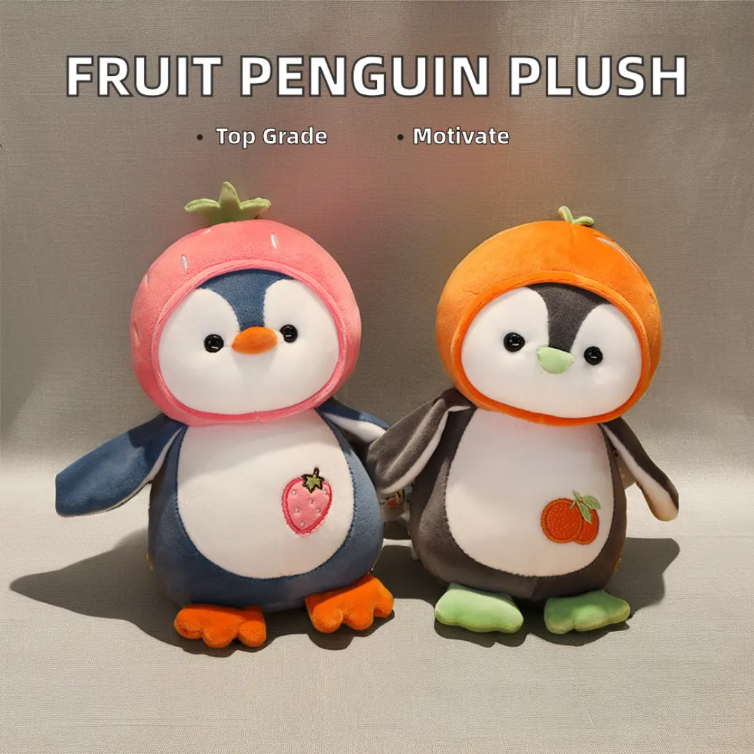 Fruit Penguin Soft Toy | Adorable Plush Toy for Kids