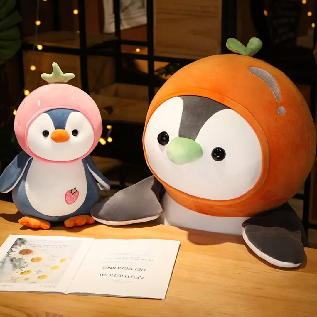 Fruit Penguin Soft Toy | Adorable Plush Toy for Kids