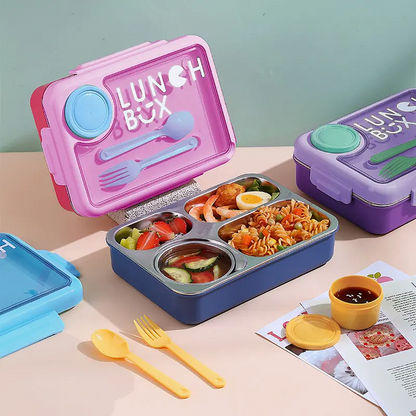 Bento Lunch Box with 3 Compartments