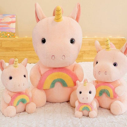 Rainbow Unicorn Soft Toy - 30 cm Plush Unicorn for Kids