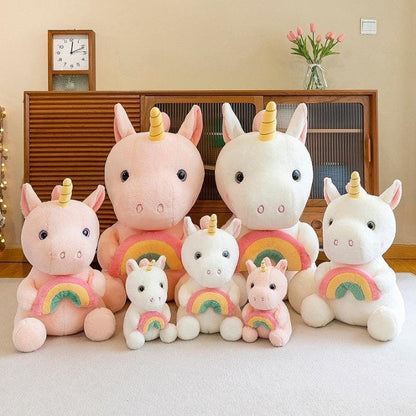 Rainbow Unicorn Soft Toy - 30 cm Plush Unicorn for Kids