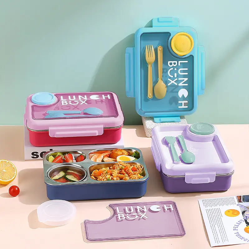 Bento Lunch Box with 3 Compartments