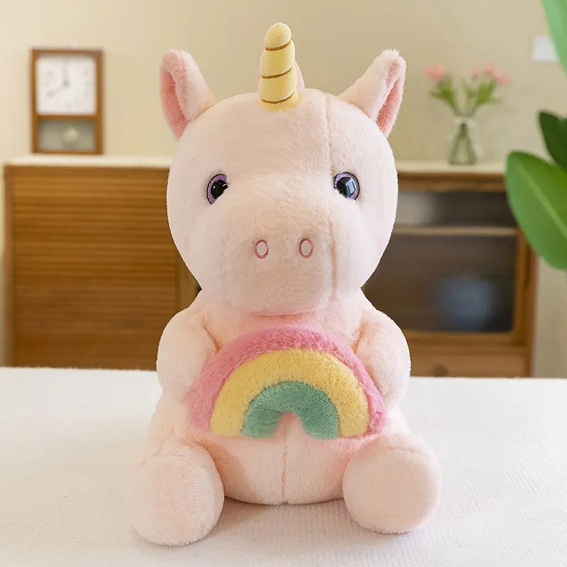 Rainbow Unicorn Soft Toy - 30 cm Plush Unicorn for Kids