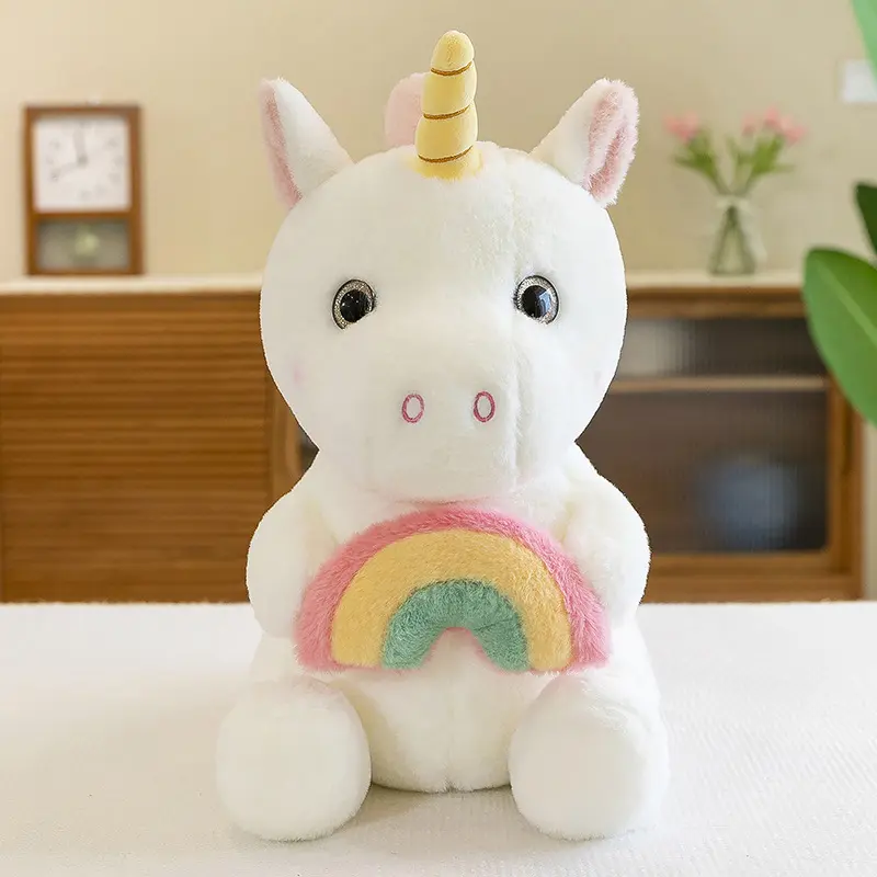 Rainbow Unicorn Soft Toy - 30 cm Plush Unicorn for Kids