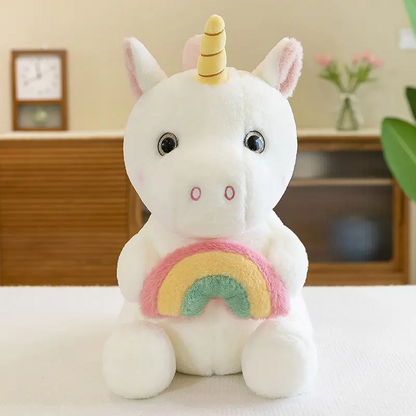 Rainbow Unicorn Soft Toy - 30 cm Plush Unicorn for Kids