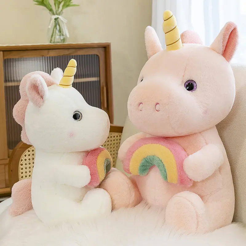 Rainbow Unicorn Soft Toy - 30 cm Plush Unicorn for Kids