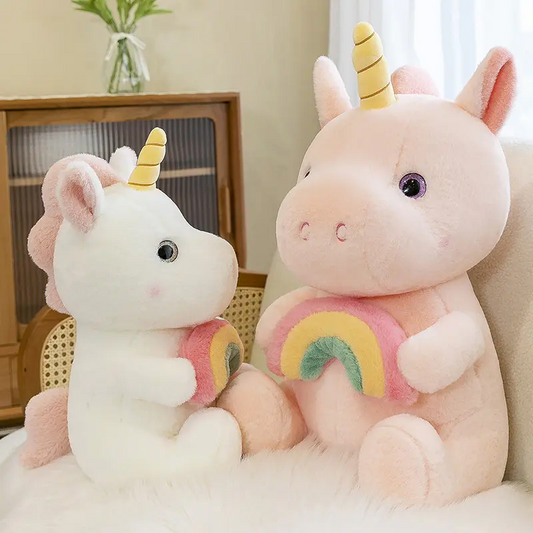 Rainbow Unicorn Soft Toy - 30 cm Plush Unicorn for Kids