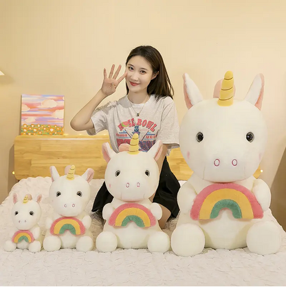 Rainbow Unicorn Soft Toy - 30 cm Plush Unicorn for Kids